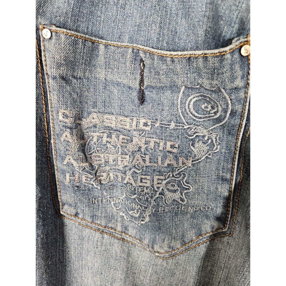 Coogi Australia Men's C69 Embroidered‎  Baggy Jeans 38x32 - Picture 11 of 15